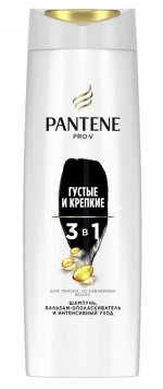 Шампунь Pantene 3 в 1 Густые и Крепкие, 360 мл