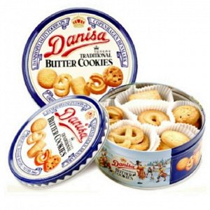 Ассорти печенья Печенье Danisa Butter Cookies cдобное, 200 гр
