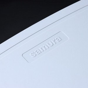 Доска разделочная Samura термопластиковая, 38x25x0,5 см, цвет серый