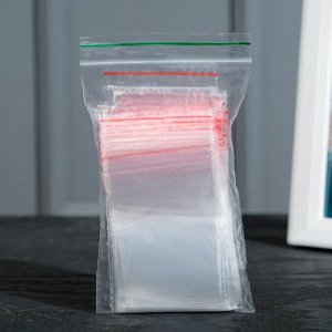 Пакет zip lock, 4 х 6 см, 30 мкм