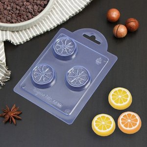 Форма для шоколада пластиковая «Долька лимона», 4x4x1 см