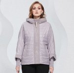 Стильная женская демисезонная куртка, цвет БЕЖЕВЫЙ