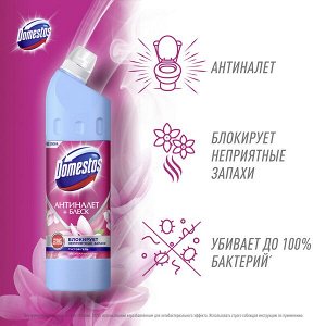 NEW ! Domestos универсальное чистящее средство-гель цветущая магнолия антиналет + блеск 750 мл