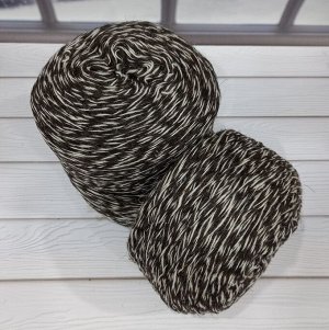 Пряжа для вязания полугрубая крученая 300 гр цвет Меланж