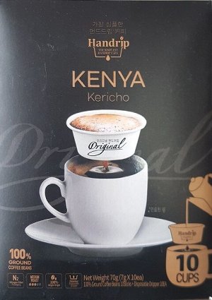Кофе «HANDRIP KENYA KERICHO» капельный кофе-Кения Керичо 7гр  1/10шт