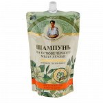 Травы и сборы на черном мыле Агафьи Шампунь для укрепления и роста волос дой-пак 500 мл