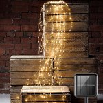 Гирлянда уличная на солнечной батарее, 300 LED, 8 режимов мигания