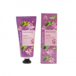 Farm Stay Крем для рук с экстрактом розового лотоса / Pink Flower Blooming Hand Cream Pink Lotus, 100 мл