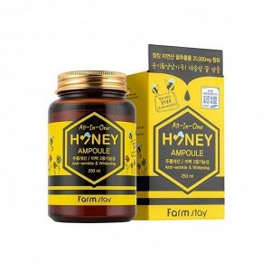 Farm Stay Сыворотка для лица / AII In One Honey Ampoule, 250 мл