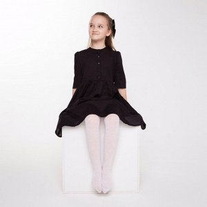 Колготки детские ажурные, цвет белый.