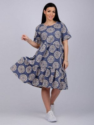 МАЛН-5955 Платье Касадея одуванчики, трикотаж