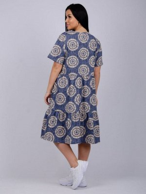 МАЛН-5955 Платье Касадея одуванчики, трикотаж