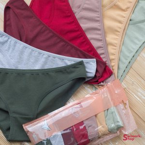DOMINANT Набор женских трусиков BIKINI Classic, NO NAME 70910, 7 шт/уп (неделька)