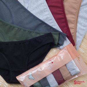 Набор женских трусов BIKINI Classic, 70800, 7 шт/уп (неделька), Color Mix