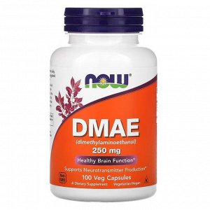 ДМАЭ NOW DMAE 250мг - 100 капс