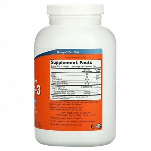 Омега 3 NOW Omega-3 1000мг (180/120) - 500 капс.