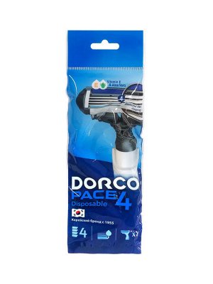 Дорко, Станок для бритья одноразовый Pace 4 мужской, 1 шт, Dorco