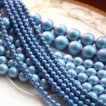 Жемчуг Сваровски 12мм Iridescent Light Blue Pearl