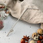 Нож для фаршировки картошки, нержавеющая сталь, 16 см