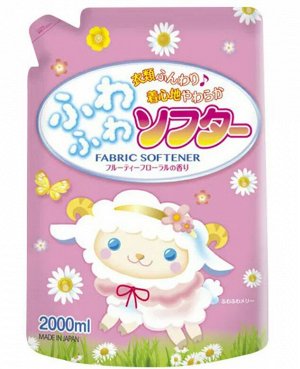 ROCKET SOAP 093097 RS Кондиционер для белья &quot;FuwaFuwa Softer&quot; фруктово-цветочный аромат сменная упаковка　2000 мл.