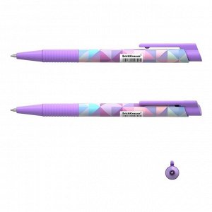 Ручка шариковая автоматическая ErichKrause ColorTouch Magic Rhombs, узел 0.7 мм, чернила синие