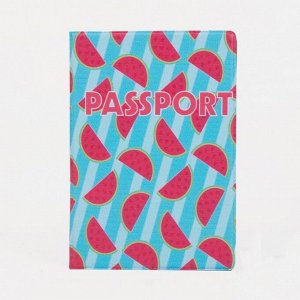 Обложка для паспорта, цвет голубой 4922488