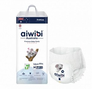 Трусики-подгузники детские AIWIBI Premium M (6-11кг) 48шт