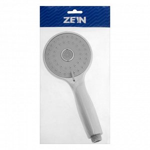 Душевая лейка ZEIN Z2601, пластик, 3 режима, хром