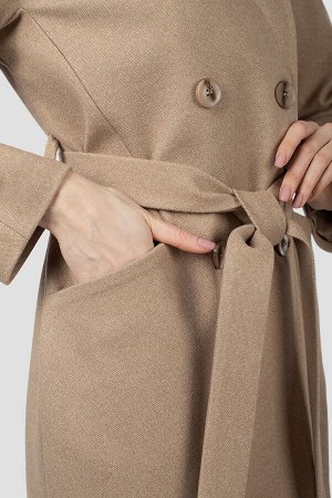01-11515 Пальто женское демисезонное (пояс)