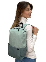 Молодежный рюкзак из текстиля, цвет зеленый