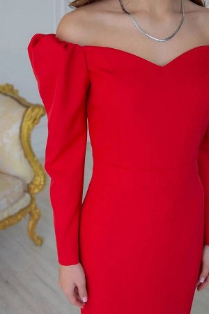 Платье Цвет: красный
Сезон: Демисезон
Коллекция: Праздничная
Стиль: Нарядный
Комплектация: Платье

Укороченное платье приталенного силуэта из текстильной плательной ткани со стрейчем, зауженное книз