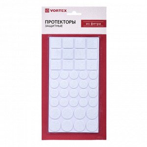 VORTEX Протекторы защитные 2см; 2,7см; 2,4см, цв.белый