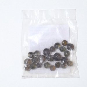Стеклянные шарики (эрклез) "Рецепты Дедушки Никиты", фр 20 мм, Коричневые, 0,25 кг