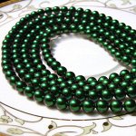 Жемчуг Сваровски 10мм Scarabaeus Green