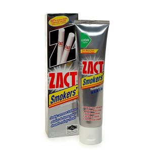 LION "Zact" Зубная паста 150гр для курящих (Smokers)  Таиланд