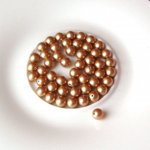 Жемчуг Сваровски 4мм Vintage gold