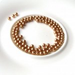 Жемчуг Сваровски 3мм Vintage gold