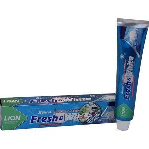 LION "Фреш энд Вайт" Зубная паста 160гр "Extra Cool Mint" мятная прохлада