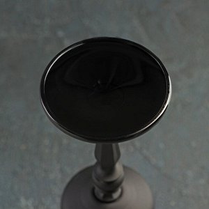 Набор бокалов для вина «Магнолия», 350 мл, цвет чёрный