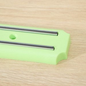 Держатель для ножей магнитный Доляна, 38 см, цвет зелёный