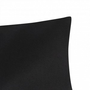 Наволочка Этель "Jet black" 70х70, 100% хлопок, мако-сатин, 114г/м2