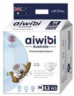 Подгузники детские AIWIBI Premium M (6-11кг) 12шт