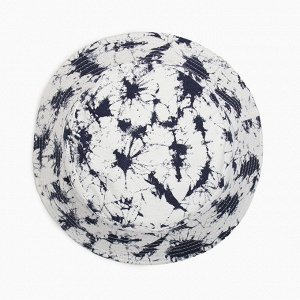 Панама женская MINAKU Tie-dye, белая, синяя, размер 56-58