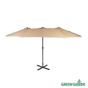 Зонт садовый Green Glade 4333 светло-коричневый