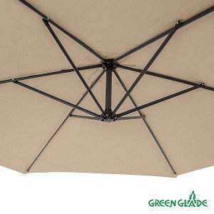 Зонт садовый Green Glade 6005 тауп серо-коричневый