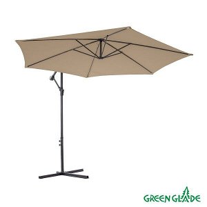 Зонт садовый Green Glade 6005 тауп серо-коричневый