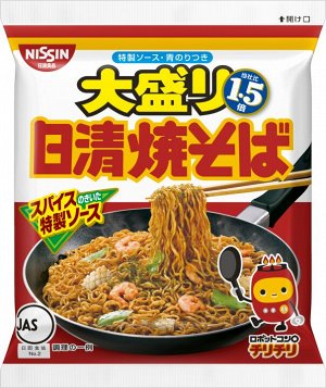 Суп-лапша NISSIN б/п рамен Якисоба с острым и ароматным соусом 151 гр/30