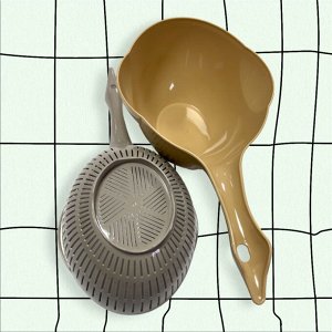 Дуршлаг 17.5*20.3*12 см(бежевый)