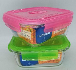 Контейнер ст. 0,76л N2407/Р4566 PUREBOX ACTIVE NEON MIX квадр. 1/12