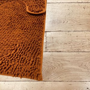 Набор ковриков (2 предмета) 50*80 см+40*50 см(коричневый)